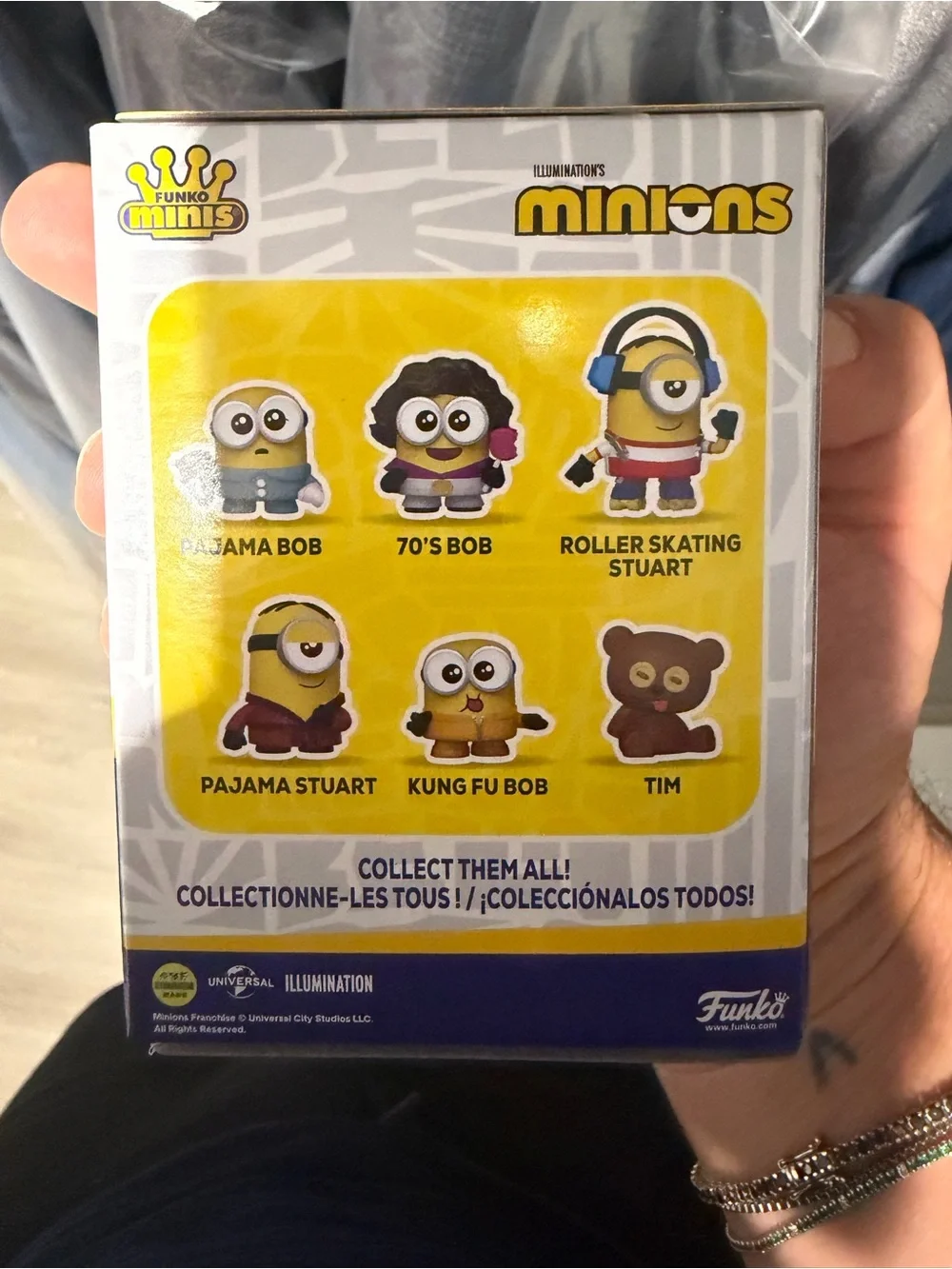Funko 70's Bob Minions Vinyl Figure - Yellow & Purple